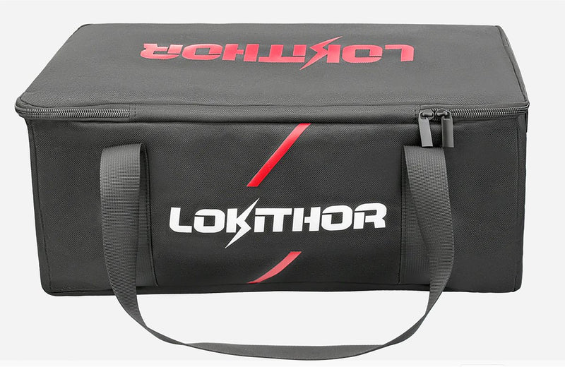 Lokithor opbergtas aw401 jump starter - vakverdeling in tas - handvat schouderriem - duurzaam slijtvast - zachte binnen voering