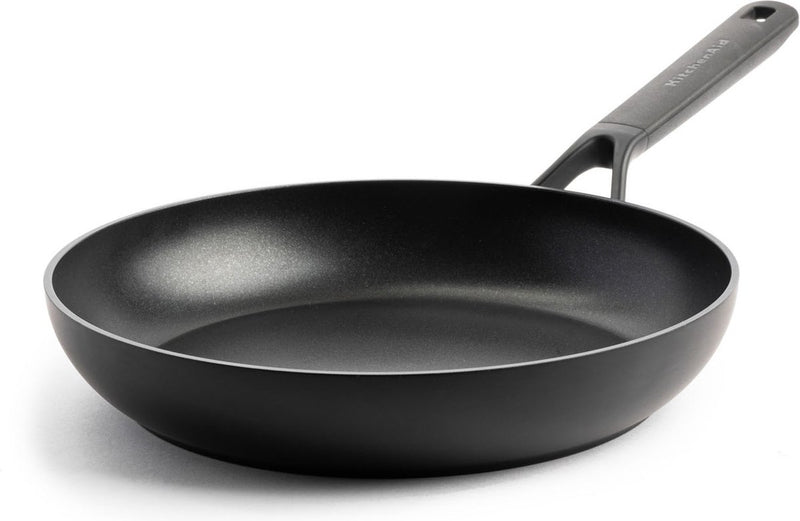 Kitchenaid classic forged aluminium koekenpan ø28cm - zwart - inductie - anti-aanbak - pfas-vrij