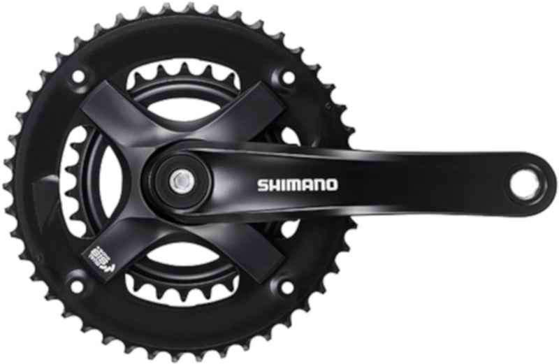 Shimano crankstel tourney ty501 46-30t 7 8s 170 mm zwart