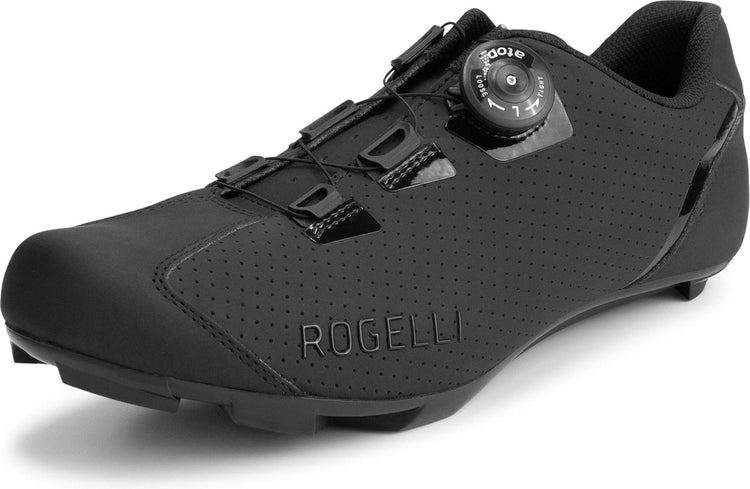 Rogelli r-400 fietsschoenen heren en dames - zwart - 43