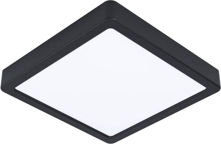 Eglo fueva 5 opbouwlamp - led - 21 cm - zwart wit - dimbaar