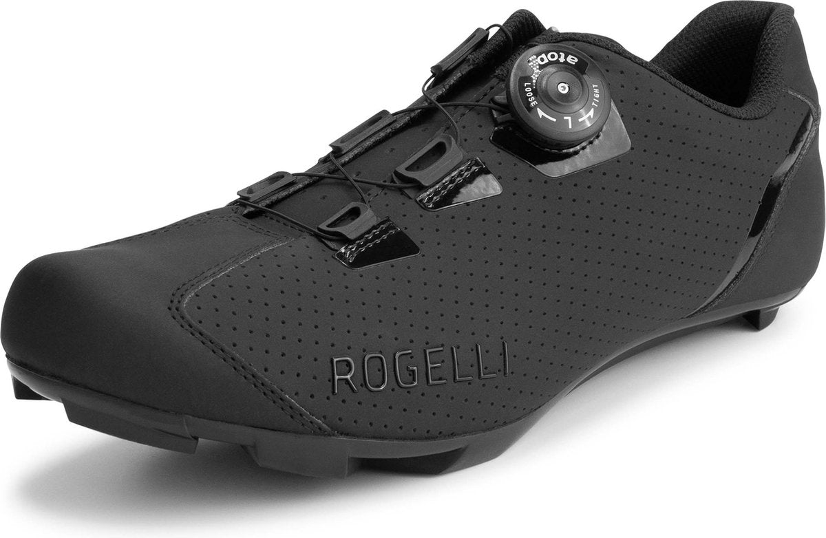 Rogelli r-400 dames en heren fietsschoenen - zwart