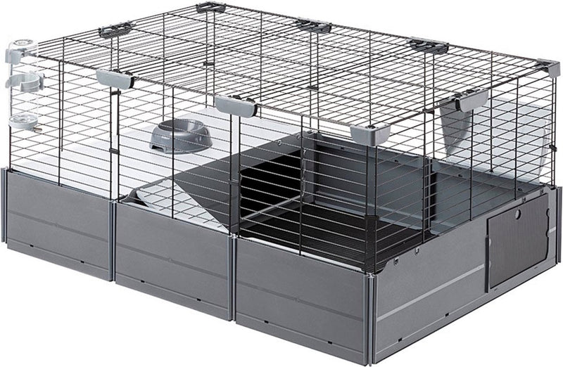 Ferplast -konijnenhok-multipla-107,5x72x50-cm-zwart