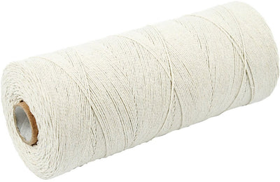 Creotime katoendraad, l: 700 m, extra dunne kwaliteit 12 6, licht naturel, 250 gr, 1 bol