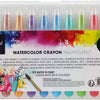 Koopman waterverf krijt set - aquarelkrijt 12 kleuren voor kinderen.