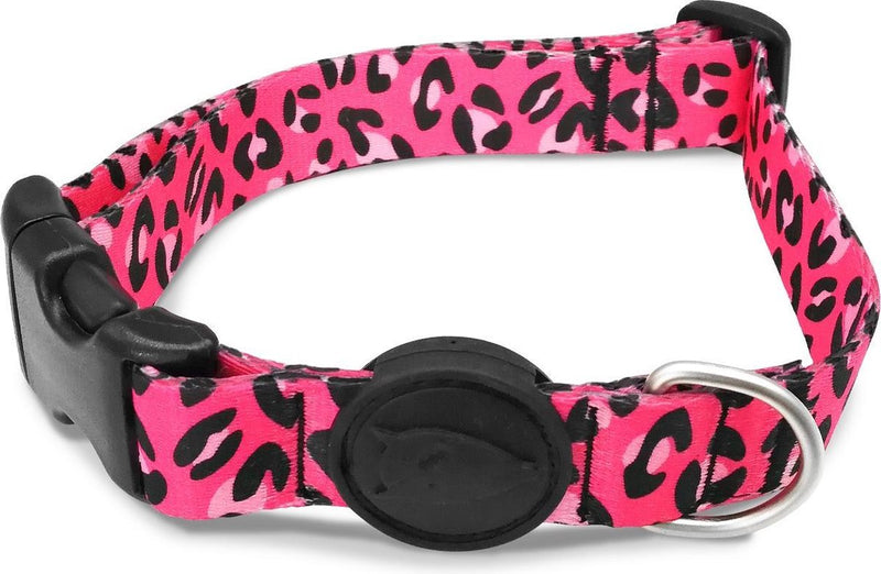 Morso halsband hond gerecycled bubble leo roze