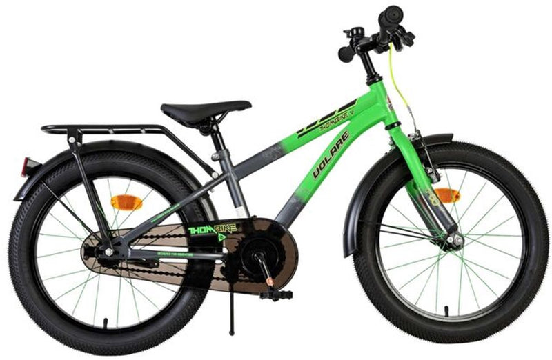 Volare thombike kinderfiets - jongens - 18 inch - groen grijs