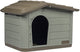 Duvo plus pepita ecologisch huisdierhuis - gerecycleerd hondenhok - 65x46x48cm bruin groen