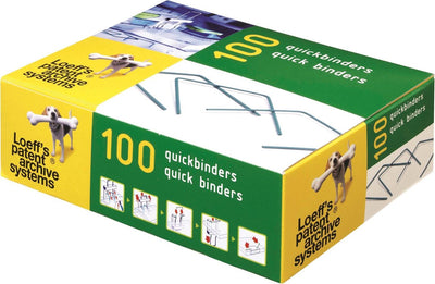 Bankers box loeff's archiefbeugels quickbinders standaard - 100 stuks