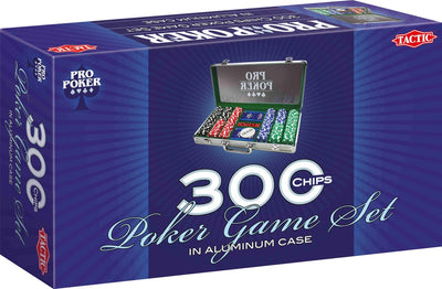 Tactic pro pokerkoffer, 300 chips