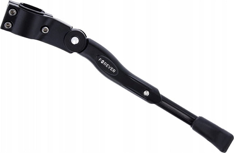 Forever zijstandaard fiets inklapbaar - 24 tot 29 inch - aluminium - zwart