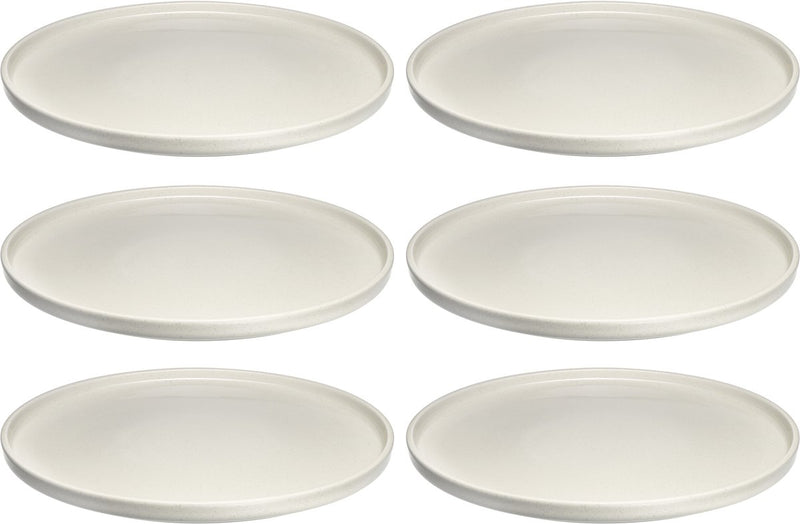 Leonardo roma bord 27cm creme - set 6