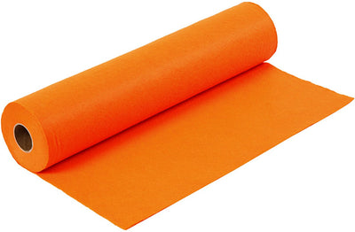 Creotime hobbyvilt, b: 45 cm, dikte 1,5 mm, 5 m, oranje