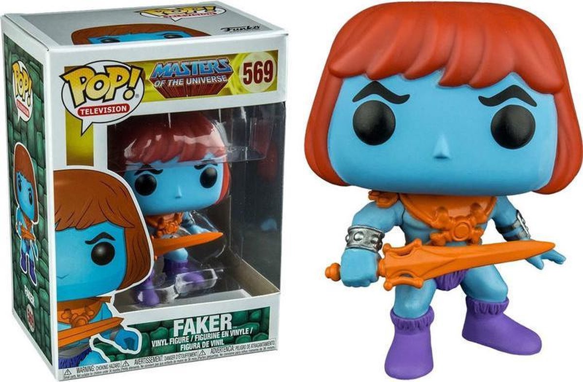 Funko pop! vinyl figure - masters of the universe faker
