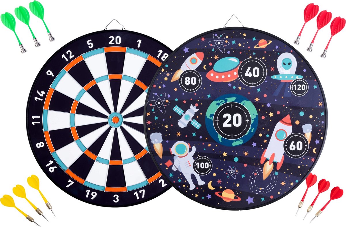 Engelhart magnetisch dartbord dubbelzijdig - ruimte