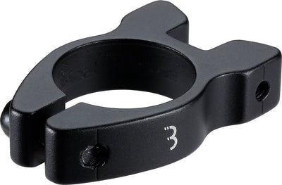 Bbb cycling zadelpenklem carrierclamp - schroefbare zadelpenklem aluminium - 31.8mm - zwart - bsp-99
