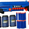 Lobbes speelgoed bv shooter x revolt - met 12 zachte pijlen en 3 blikken