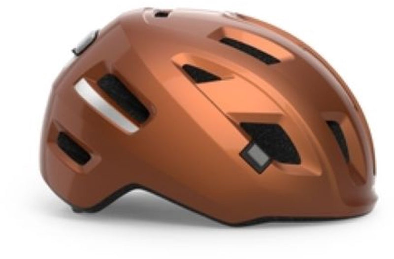 Met e-mob fietshelm mannen vrouwen – fietshelm e bike volwassenen – maat m (56-58cm) – copper