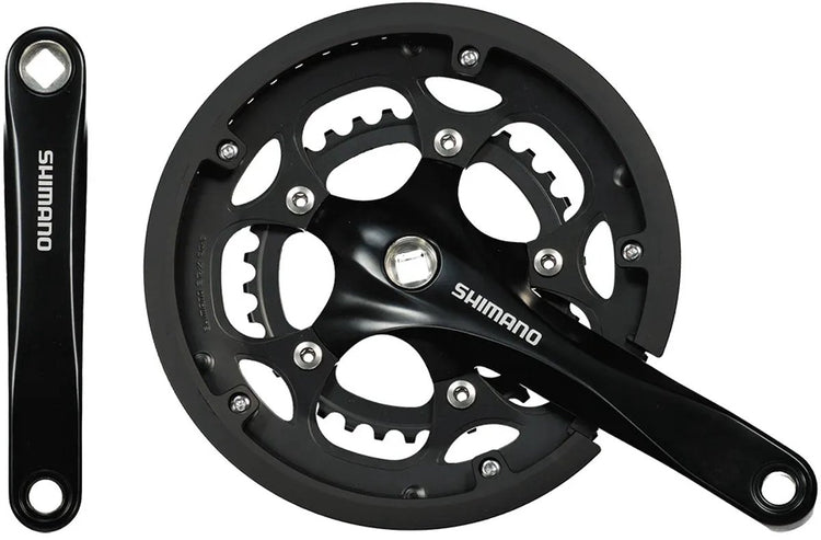 Shimano fc-rs200 crankstel 50 34t – 2x8-speed – 170 mm – vierkante as – zwart