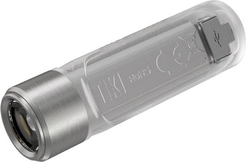 Nitecore tiki zaklamp werkt op een accu led, uv-led 300 lm 12 g