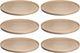 Leonardo roma bord 27cm abrikoos - set 6