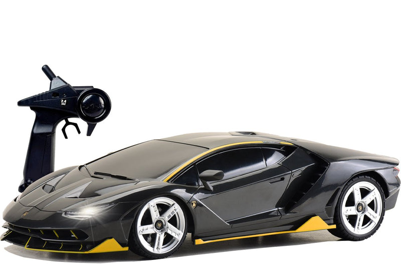 Gear2play rc lamborghini centenario zwart 1:12 - bestuurbare auto - 2.4 ghz met verlichting