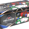 Tactic pro poker texas hold'em set – pokerset – luxe aluminium koffer – 200 chips van 11,5 gram – inclusief kaarten, dobbelstenen en dealer button – vanaf 14 jaar
