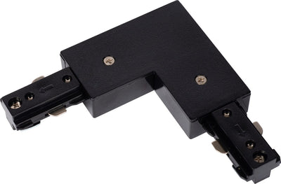 Lucide track l-koppelstuk - 1-fase railsysteem railverlichting - links - zwart (uitbreiding)