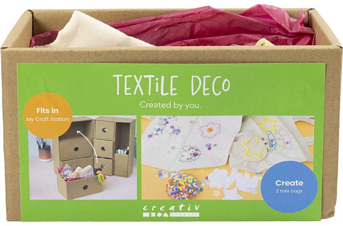 Creativ company https: www.cchobby.nl mijn-knutselstation-textieldecoratie-diverse-kleuren-1-doos