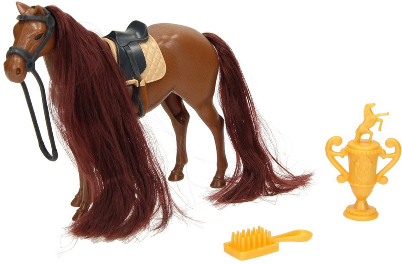 Lobbes speelgoed bv paard met kammetje en beker