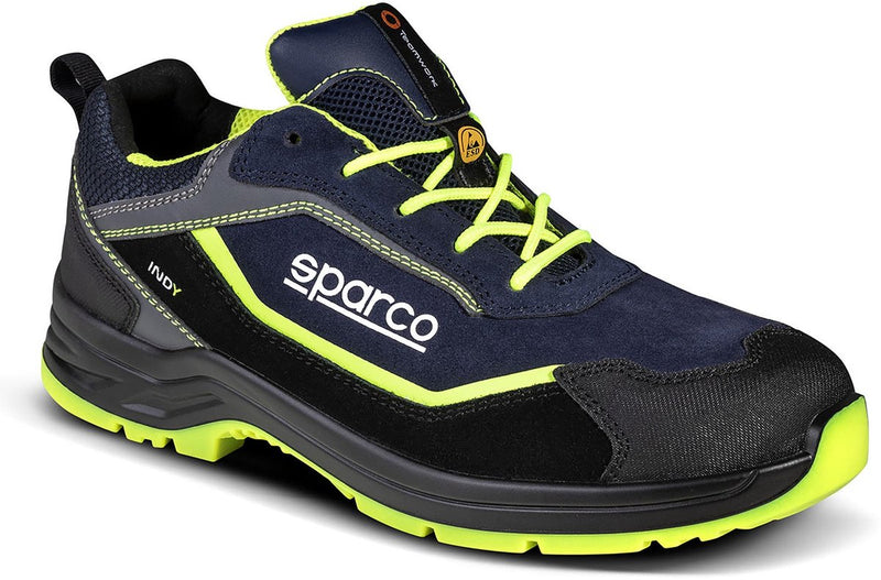Sparco indy baltimora werkschoenen s3 esd - marineblauw - maat 40