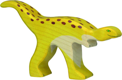 Holztiger dinos - staurikosaurus - 14x2x8cm - houten figuur - handgemaakt