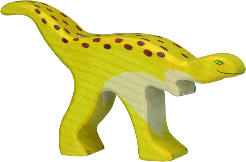 Holztiger dinos - staurikosaurus - 14x2x8cm - houten figuur - handgemaakt
