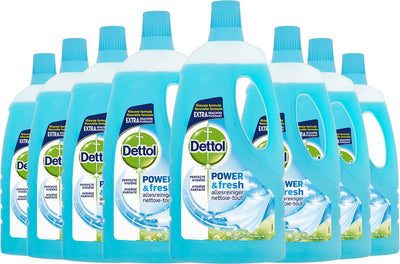 Dettol allesreiniger - katoenfris - 8 x 1 liter - voordeelverpakking