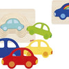Goki lagenpuzzel auto, 5 lagen