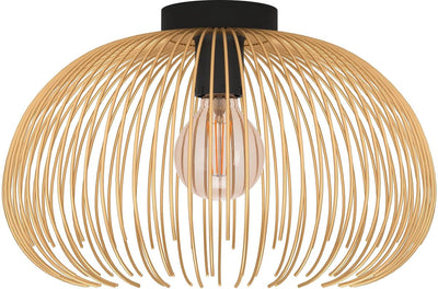 Eglo venezuela plafondlamp - e27 - ø 38,5 cm - goud zwart