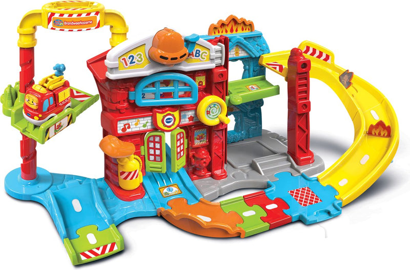 Vtech toet toet auto's brandweerkazerne - educatief speelgoed auto - voor jongens en meisjes - cadeau - brandweer speelgoed 1 jaar tot 5 jaar