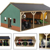 Kids globe landbouwloods hout voor 3 tractoren, 1:16