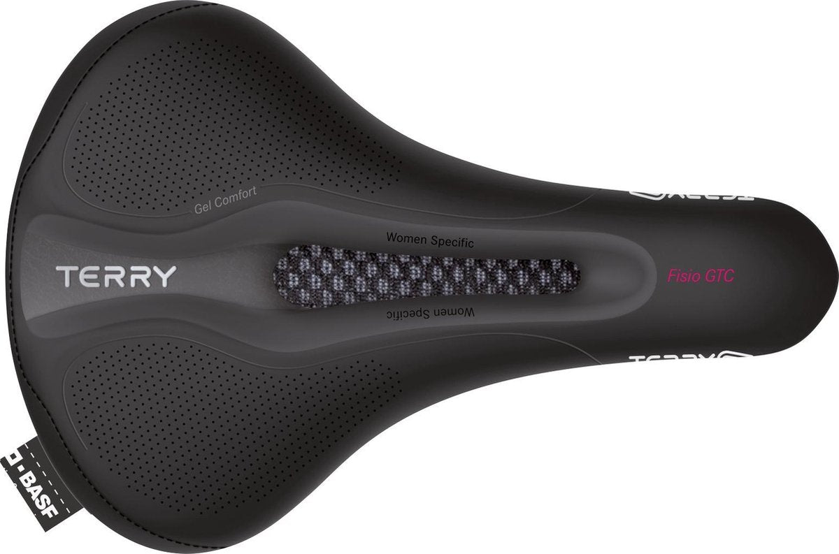 Terry zadel fisio gtc max gel dames zwart - zdt154