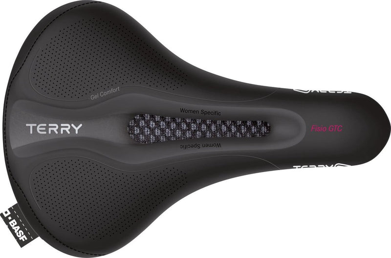 Terry zadel fisio gtc max gel dames zwart - zdt154