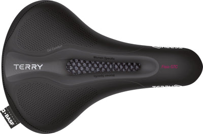 Terry zadel fisio gtc gel dames zwart - zdt153