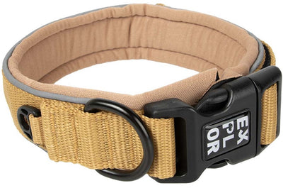 Explor duvoplus ultimate fit halsband comfy classic voor honden l-45-51cm honey gold