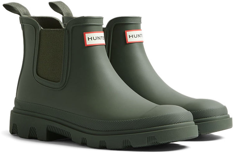Hunter unisex downpour chelsea dark olive - maat 41