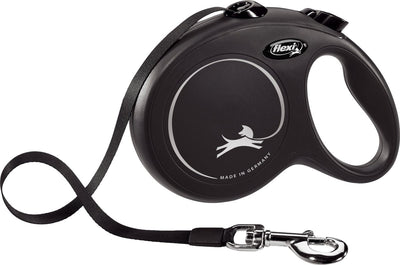 Flexi rollijn classic tape zwart