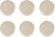 Medard de noblat - oslo linen - dessertbord 22 cm - 6 delig - stoneware
