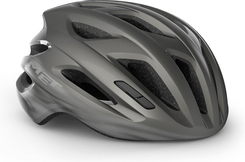 Met idolo mips fietshelm mannen vrouwen – race fietshelm volwassenen - maat xl (60-64cm) - titanium glossy