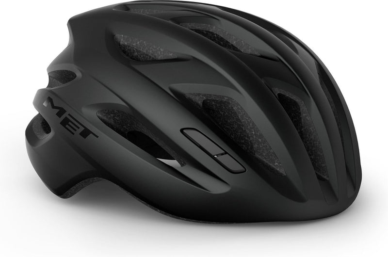 Met idolo fietshelm mannen vrouwen – race fietshelm volwassenen - maat xl (60-64cm) - black matt