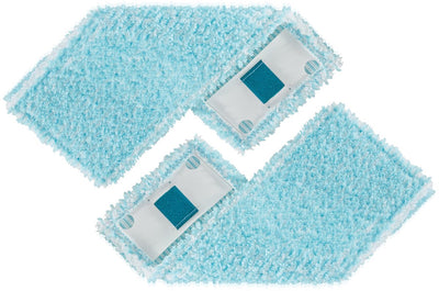 Leifheit clean twist powerclean vloerwisser overtrek - klittenband - 33 cm - super soft - 2 stuks