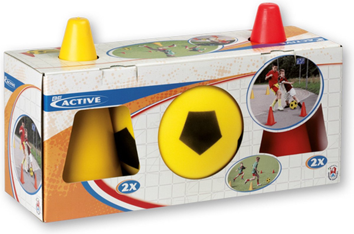 Androni soft voetbal met 4 pionnen