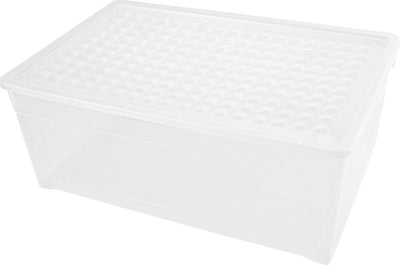 Curver textielbox - 45l - kunststof - transparant
